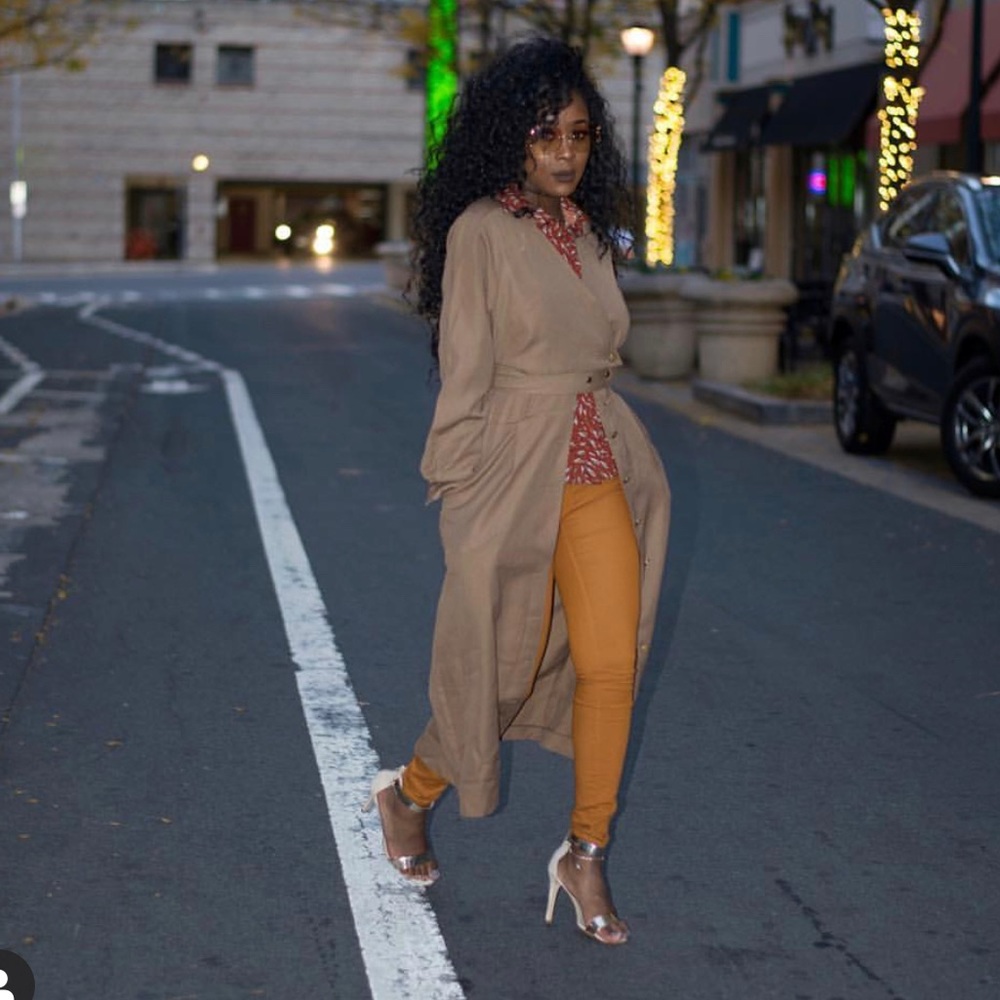 Mustard slacks - Picture 2 of 2